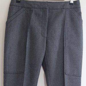 Stella McCartney dress pants wool and cotton birdseye size‎ 40 seam down middle
